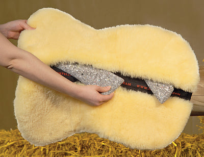 Inside view of the Therapeutic Half Pad with pockets